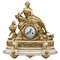 Gilded Bronze Venus and Cupid Clock in the Style of Louis XVI, Image 1