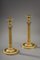 Gilded Bronze Candleholders, Set of 2 3