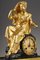 Restoration Period Gilt Bronze Clock with a Young Woman 4