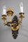 Charles X Chiseled and Gilt Bronze Sconces. Set of 2 4