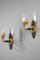 Charles X Chiseled and Gilt Bronze Sconces. Set of 2 2