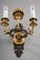 Charles X Chiseled and Gilt Bronze Sconces. Set of 2 5
