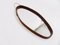 Mid-Century Oval Italian Teak Mirror, Immagine 2