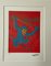 After Andy Warhol, Red Monkey, Grano Lithograph 7