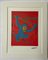 Nach Andy Warhol, Red Monkey, Grano Lithographie 1