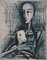 Bernard Buffet, Apocalypse, Saint Jean in Lamb, 1961, Original Engraving 2