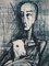 Bernard Buffet, Apocalypse, Saint Jean in Lamb, 1961, Original Engraving, Image 3