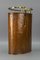 Mid-Century Copper and Brass Umbrella Stand with Knight and Coat of Arms, Image 9
