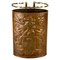 Mid-Century Copper and Brass Umbrella Stand with Knight and Coat of Arms, Image 1