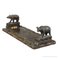 Swiss Wooden Carved Bookends with Bears, 1920s, Image 2