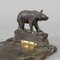 Swiss Wooden Carved Bookends with Bears, 1920s 6