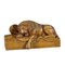 Antique Wooden Sculpture of the Lion of Lucerne, 1900s, Image 2