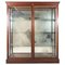 19th Century English Mahogany Glazed Shop Display Cabinet 1