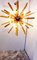 Lámpara de araña Triedro Sputnik de cristal de Murano ámbar de Murano, Imagen 3