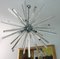 Lustre Sputnik en Verre de Murano Transparent de Murano Glass 3