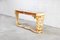 Italian Carved & Gilded Wood Console with Onyx Top, 1940s, Image 2