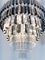 Huge Clear and Black Murano Glass “Triedro” Chandelier from Murano Glass 3