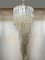 Lámpara de araña Triedro Twister de cristal de Murano, Imagen 1