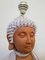 Lámpara escultural de Buda grande de cerámica, años 70, Imagen 2