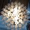 Lámpara de araña "Poliedri" de cristal de Murano transparente, Imagen 4