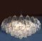 Transparent “Poliedri” Murano Glass Chandelier from Murano Glass 3