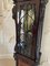 Large Antique Victorian Tubular Chiming Longcase Clock in Carved Mahogany and Marquetry 18