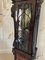 Reloj de campana tubular victoriano antiguo grande de caoba tallada y marquetería, Imagen 18