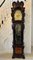 Grande Horloge Tubulaire Antique Victorienne en Acajou Sculpté et Marqueterie 2