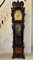 Large Antique Victorian Tubular Chiming Longcase Clock in Carved Mahogany and Marquetry 2