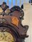 Große antike viktorianische Standuhr aus geschnitztem Mahagoni mit Intarsien 14