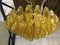 Amber “Poliedri” Murano Glass Chandelier from Murano Glass 3