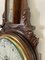 Antique Edwardian Banjo Barometer in Carved Oak 5