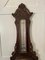 Antique Edwardian Banjo Barometer in Carved Oak 4