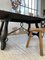 Brutalist Black Oak Farm Table 19