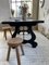 Brutalist Black Oak Farm Table 16