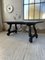 Brutalist Black Oak Farm Table 54