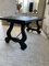 Brutalist Black Oak Farm Table 44