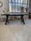 Brutalist Black Oak Farm Table 36