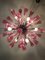 Ruby Murano Glass “Drops” Sputnik Chandelier from Murano Glass, Image 2