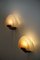 Moderne italienische Wandlampen aus Glas von Ezio Didone für Arteluce, 1980er, 2er Set 2