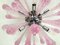 Pink Murano Glass “Drops” Sputnik Flush Mount from Murano Glass 3