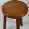 Tabouret Tripode en Bois, 1950 4