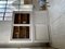 Vintage Ivory Library Showcase with Sliding Doors 15