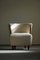 Art Deco White Bouclé Lounge Chairs, Set of 2 12