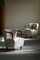 Art Deco White Bouclé Lounge Chairs, Set of 2 2