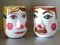 Keramik Man & Woman Becher aus Keramik, 1960er, 2er Set 2
