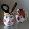 Ceramic Man & Woman Mugs, 1960s, Set of 2 3