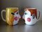 Ceramic Man & Woman Mugs, 1960s, Set of 2 4