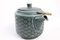 Vintage Danish Azur Stoneware Teapot by Jens H. Quistgaard for Kronjyden, 1960s, Set of 2 5