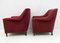 Mid-Century Modern Armchairs & Curved Sofa in Velvet, Italy, 1950s, Set of 3 14